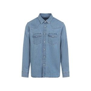 Tom Ford Washed Blue Denim Slim Shirt - NWT
